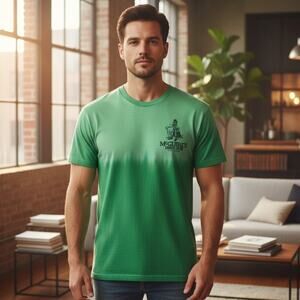 SPECTRA McGuire's Irish Pub Destin Florida T-Shirt Men's Size Small Green Ombre